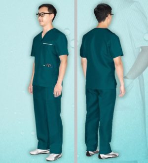 Men Scrub Top -NM6118 (green)